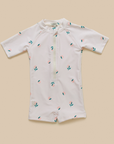 Aya short-sleeved swim jumpsuit