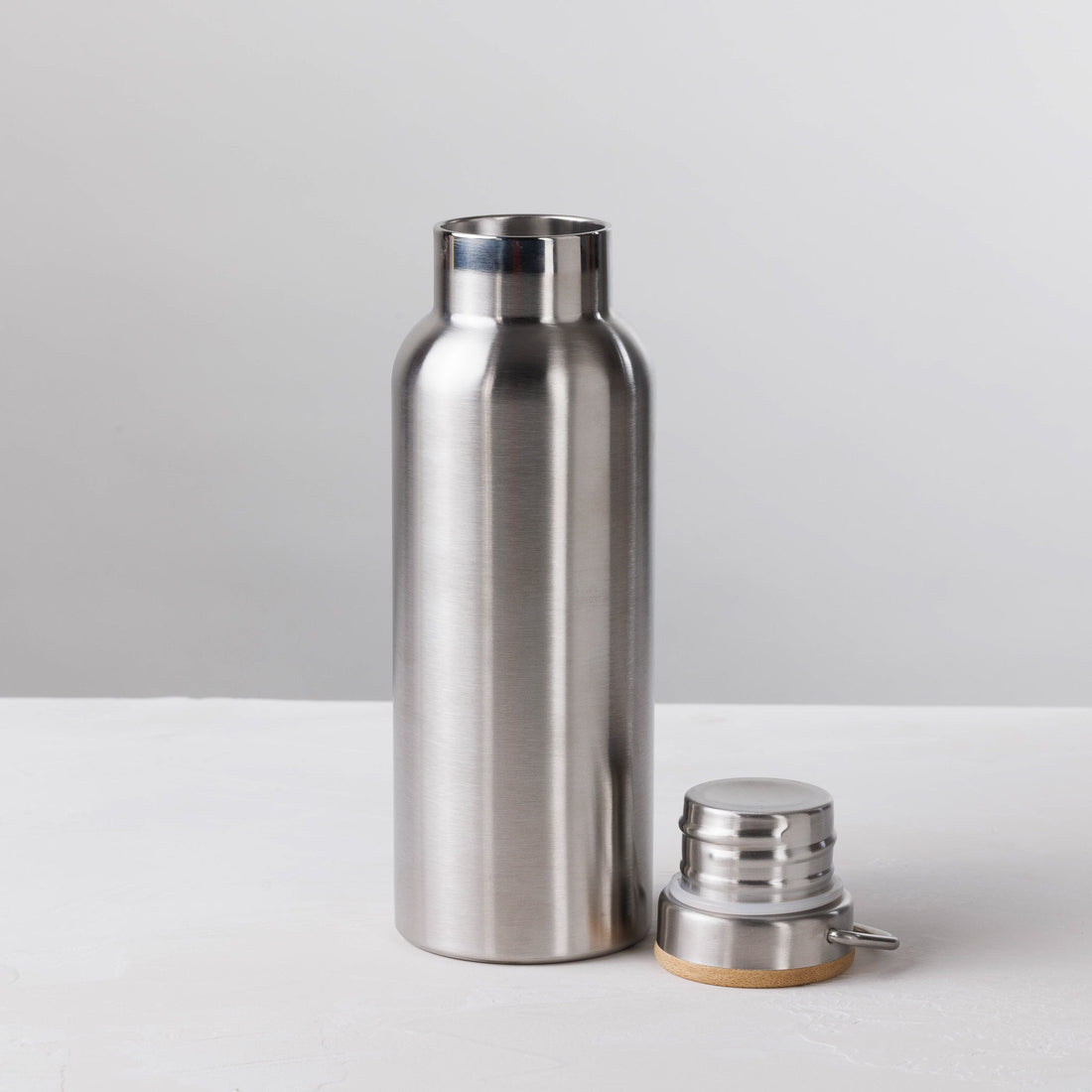 בקבוק שתיה תרמי כסוף 750 מ״ל