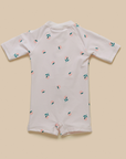 Aya short-sleeved swim jumpsuit