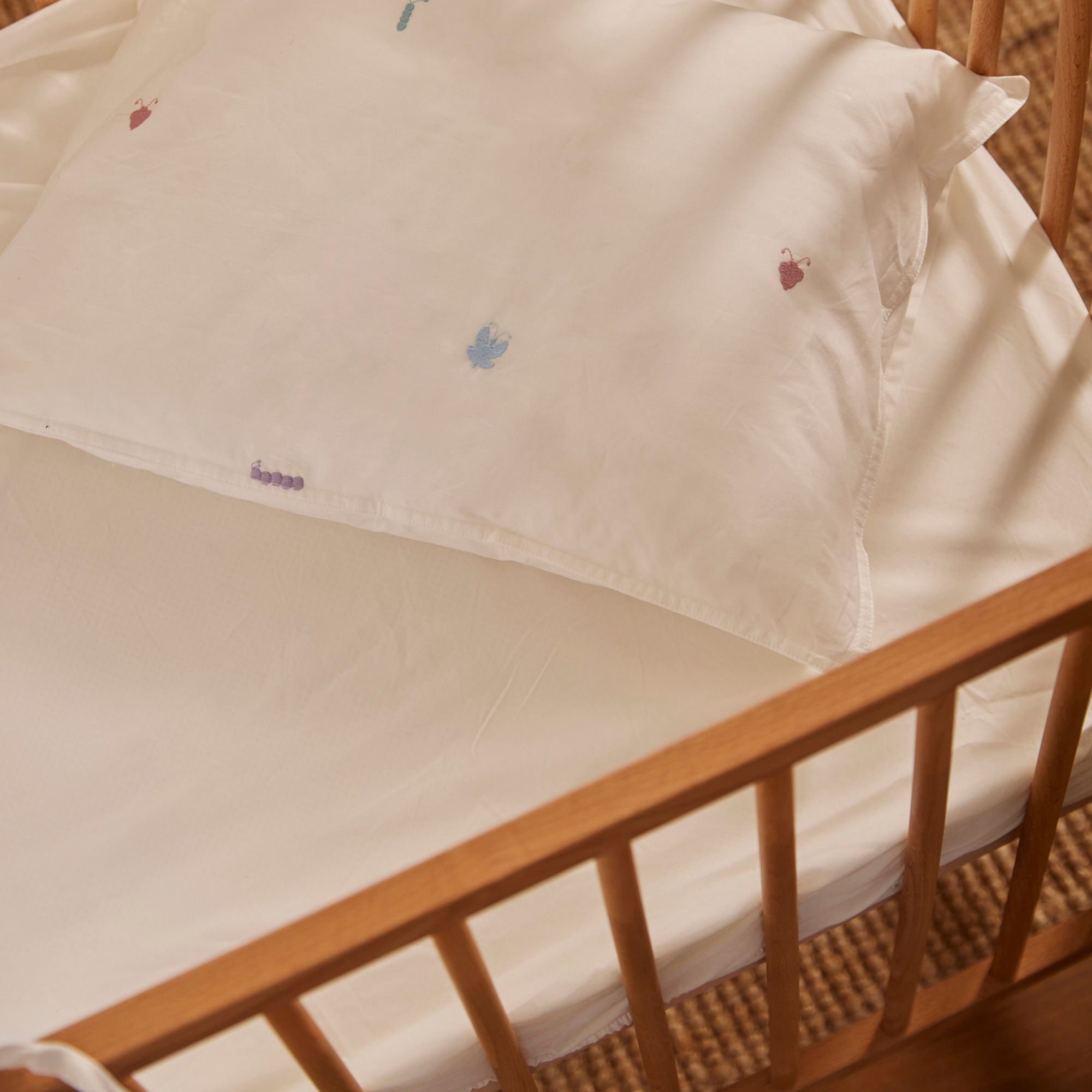 White | סדין למיטת תינוק