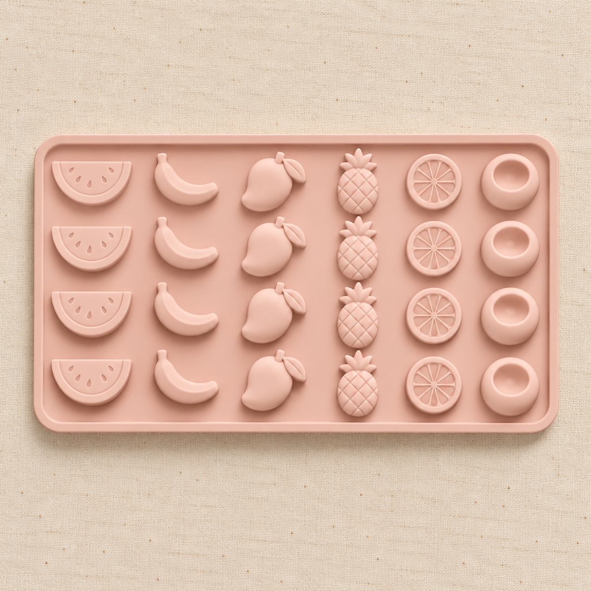 Tropical Fruits-Silicone Gummy Mold