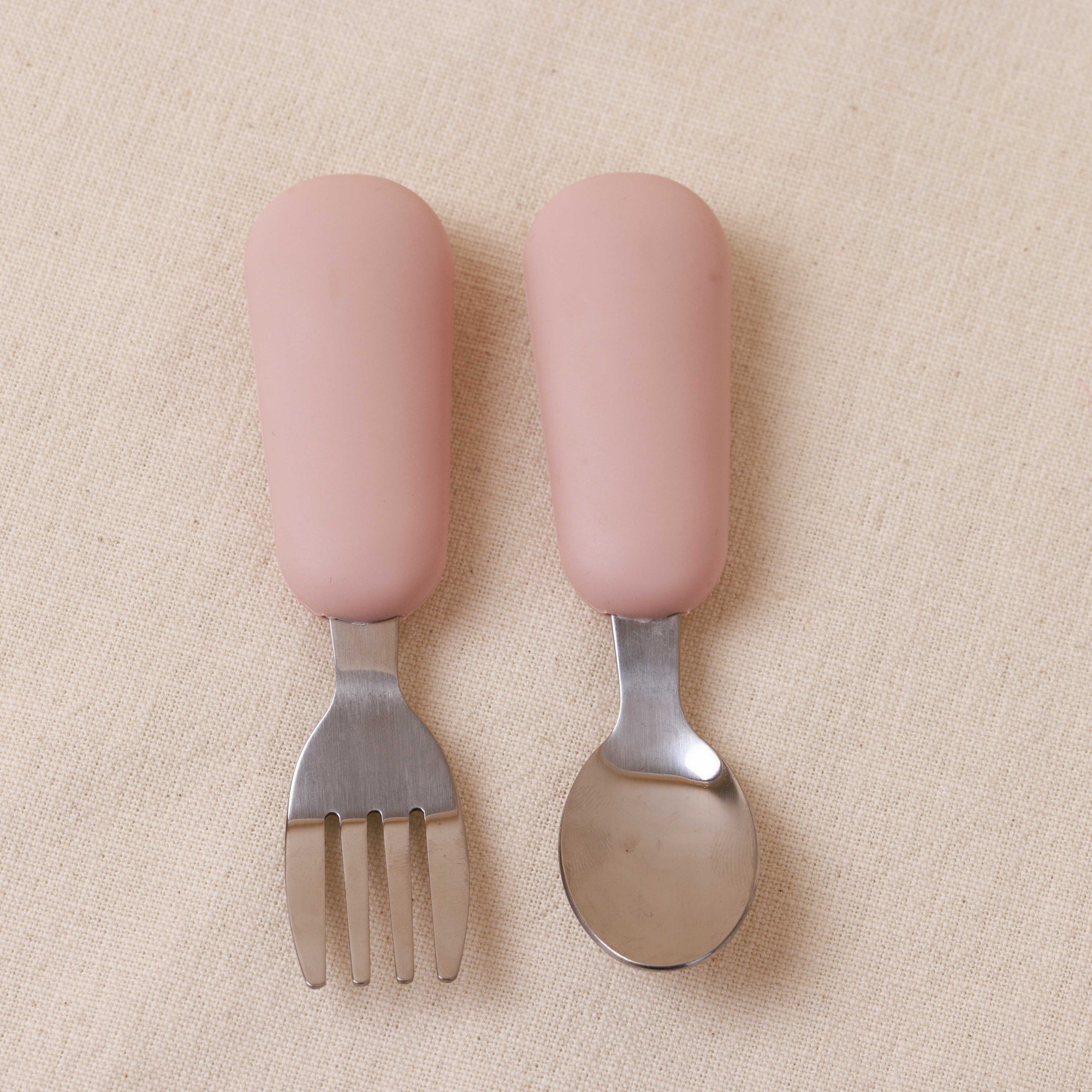 סט סכו&quot;ם כפית ומזלג מסיליקון
