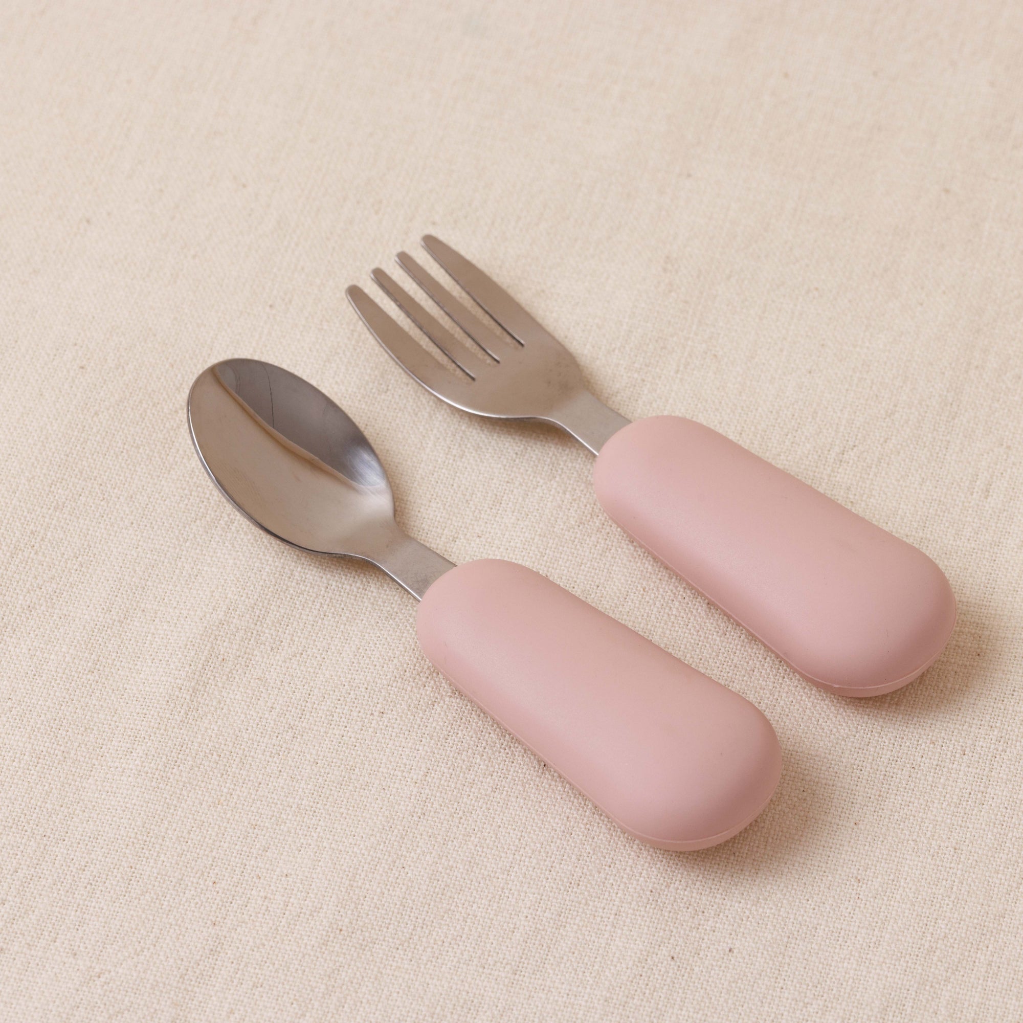 סט סכו&quot;ם כפית ומזלג מסיליקון